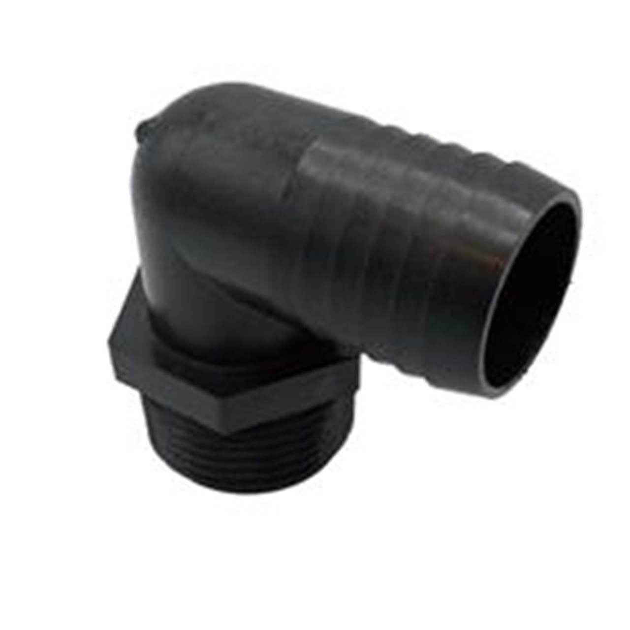 PVC Poly Plastic 90 Degree Elbow Hose Barb with Male NPT Pipe Thread