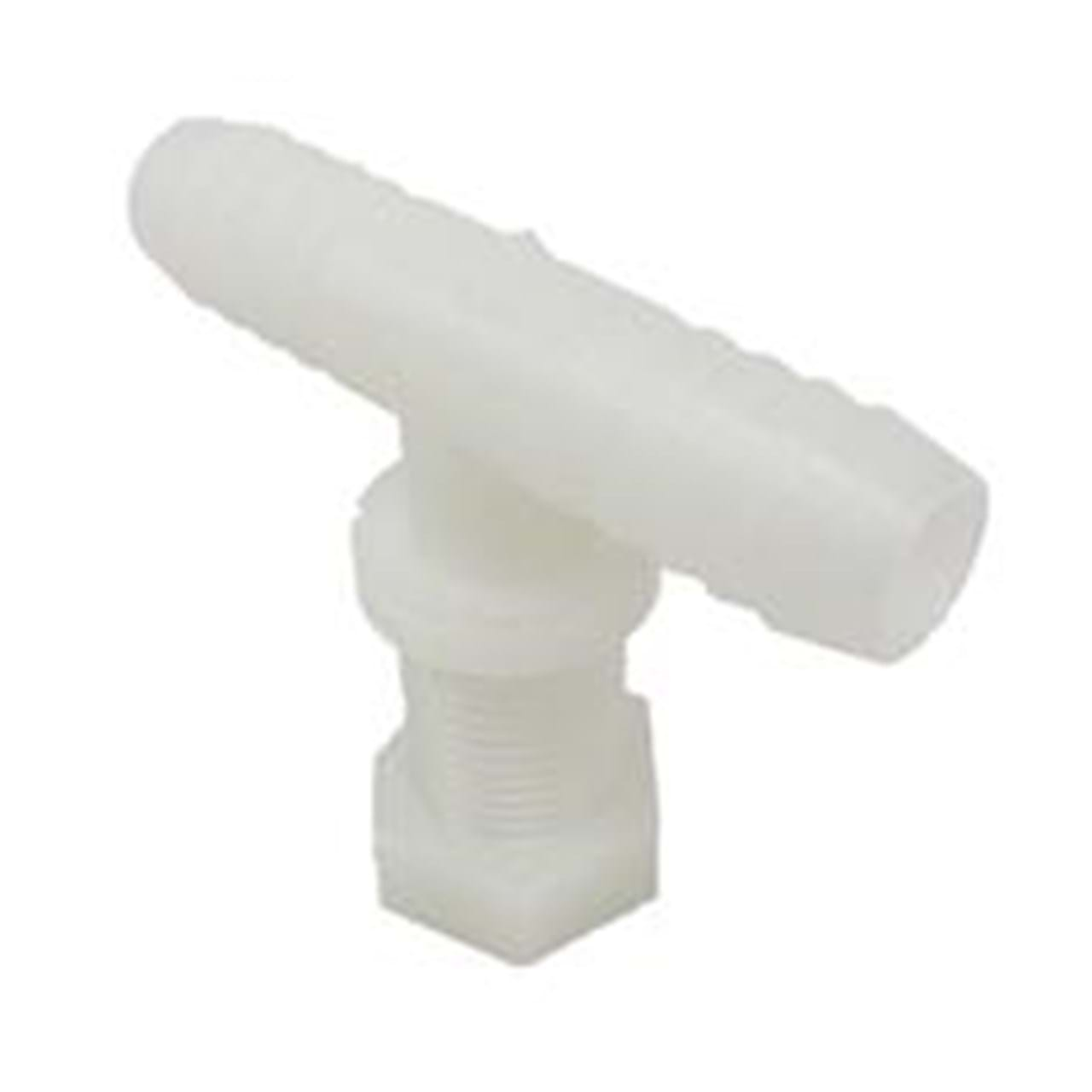 1/2 MPT x 3/8 HB Elbow - Hose Barb 90 Degree Poly