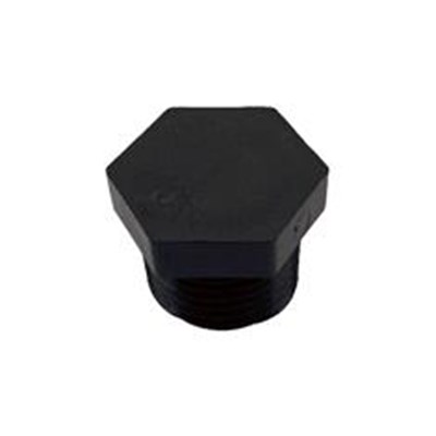 1/2" MPT Hex Head Poly Pipe Plug