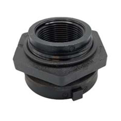 1-1/4" Double Threaded Poly Tank Fitting