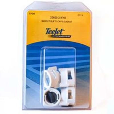 TeeJet 25600-2-NYR Cap and Gasket White 4 pack