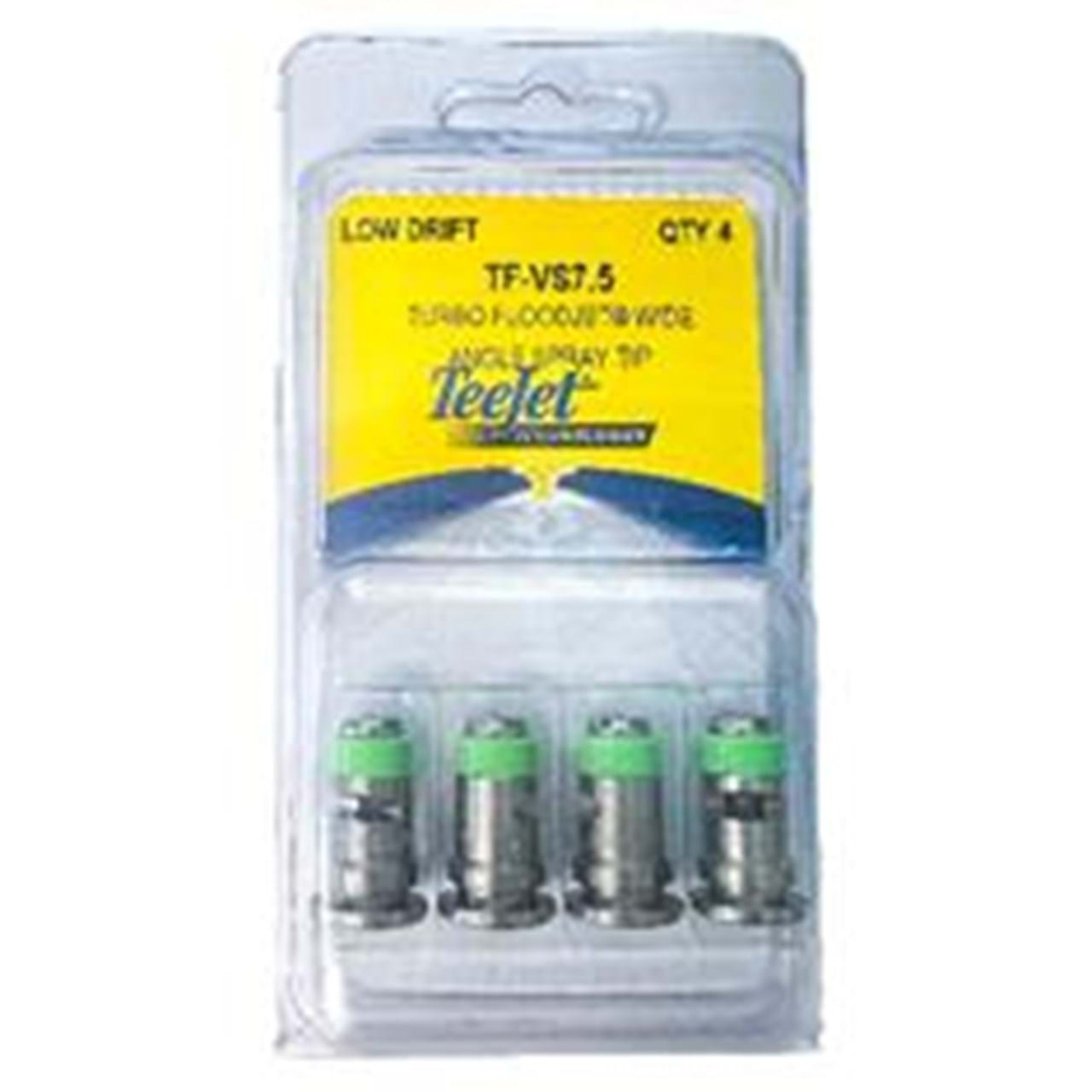 TeeJet TK-VS4 FloodJet Tip - White 4 Pack