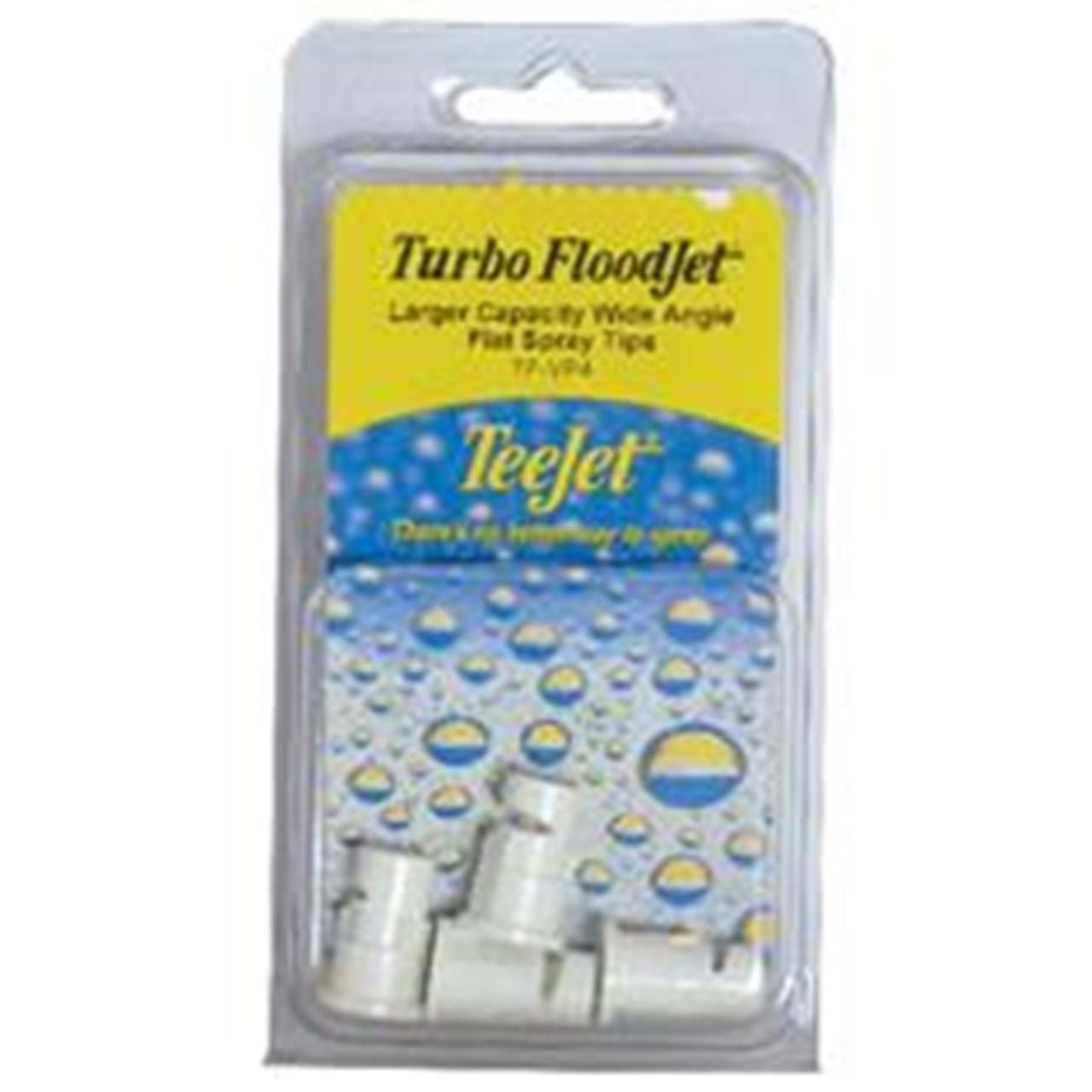 TeeJet Turbo FloodJet VP Tip Gray 4 Pack