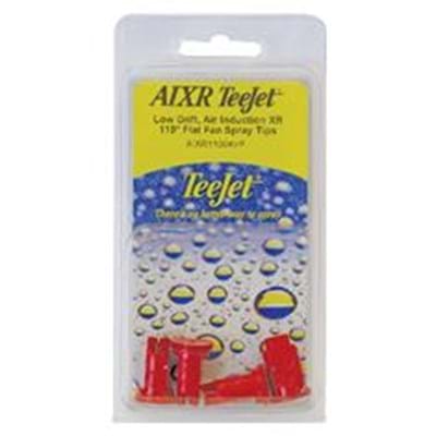 Teejet AXR11004-VP Extended Range Air Induction Red Tip 4 Pack